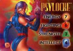 Psylocke 4-Grid Character Card